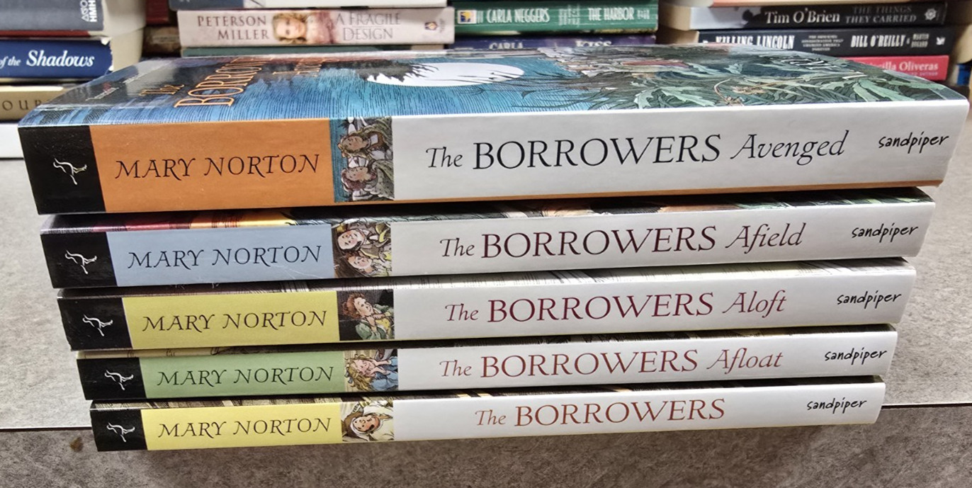 Complete Series Set BORROWERS 1-5 Mary Norton Lot