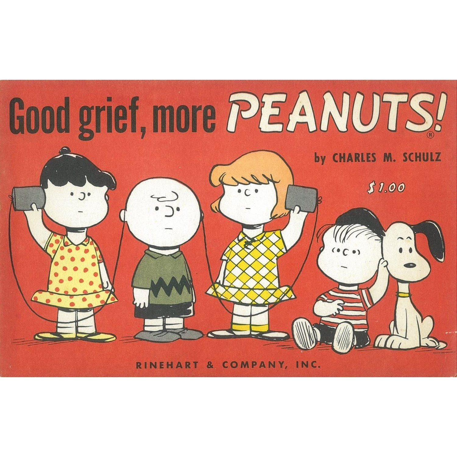 GOOD GRIEF, MORE PEANUTS! by Charles Schultz (1956 Softcover 8 1/4″ x 5 1/2″…