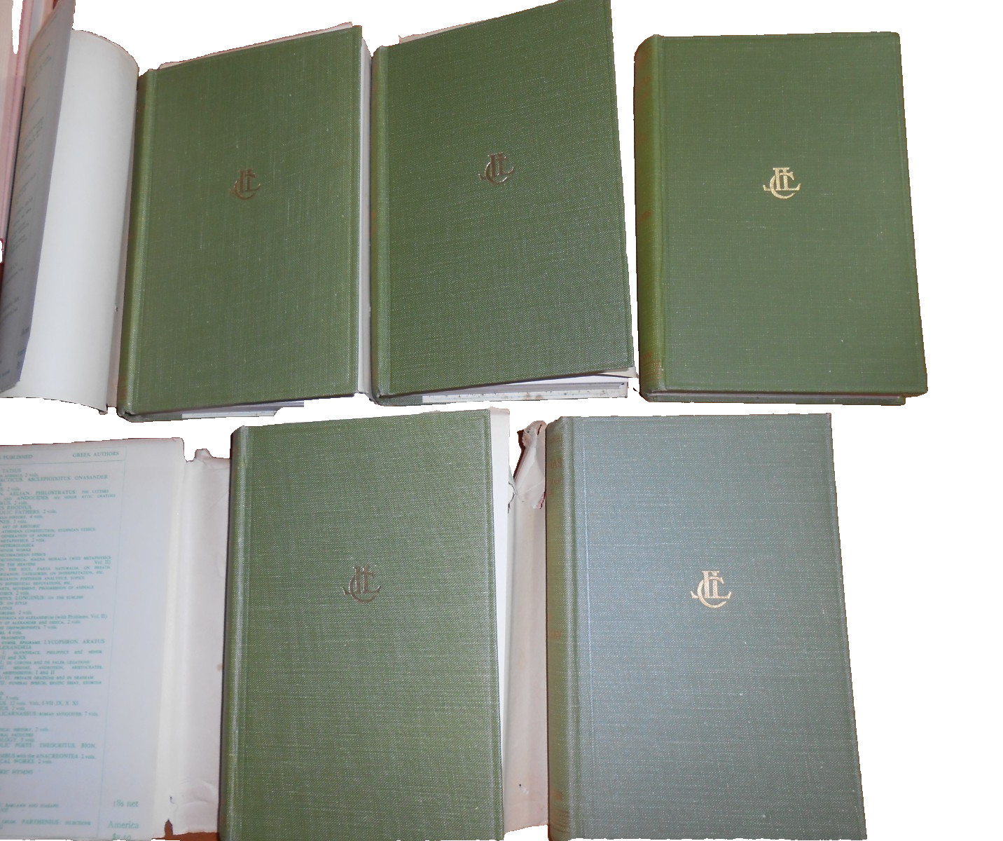 Loeb Classical Library PAUSANIAS: Description of Greece Set of 5 1950 – HC/DJ GC