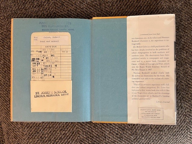 “DEAD END SCHOOL” Robert Coles & Norman Rockwell (1968) HC/DJ Ex-Library