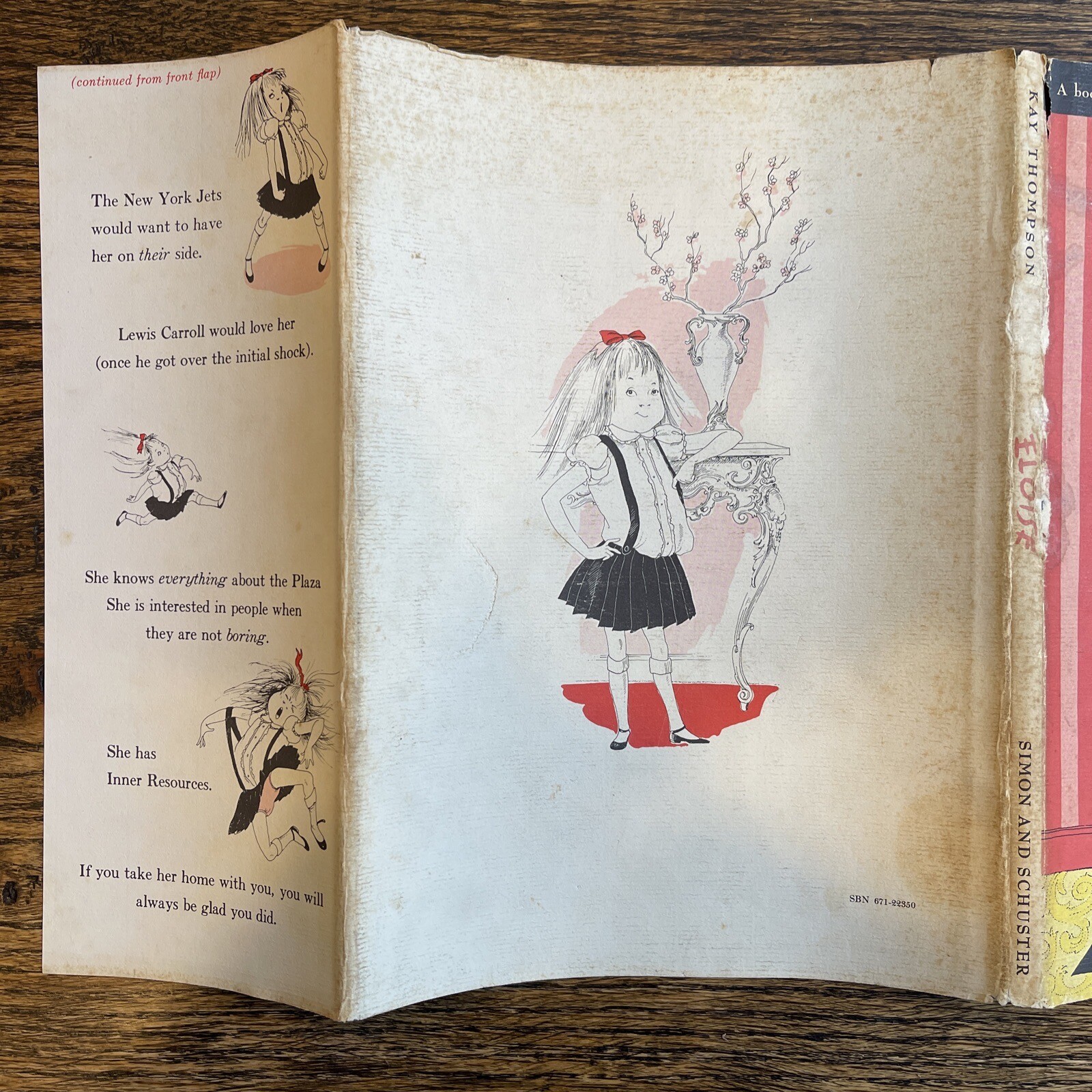 ELOISE HC DJ 13th Printg book Kay Thompson Hilary Knight signed by Plaza hostess