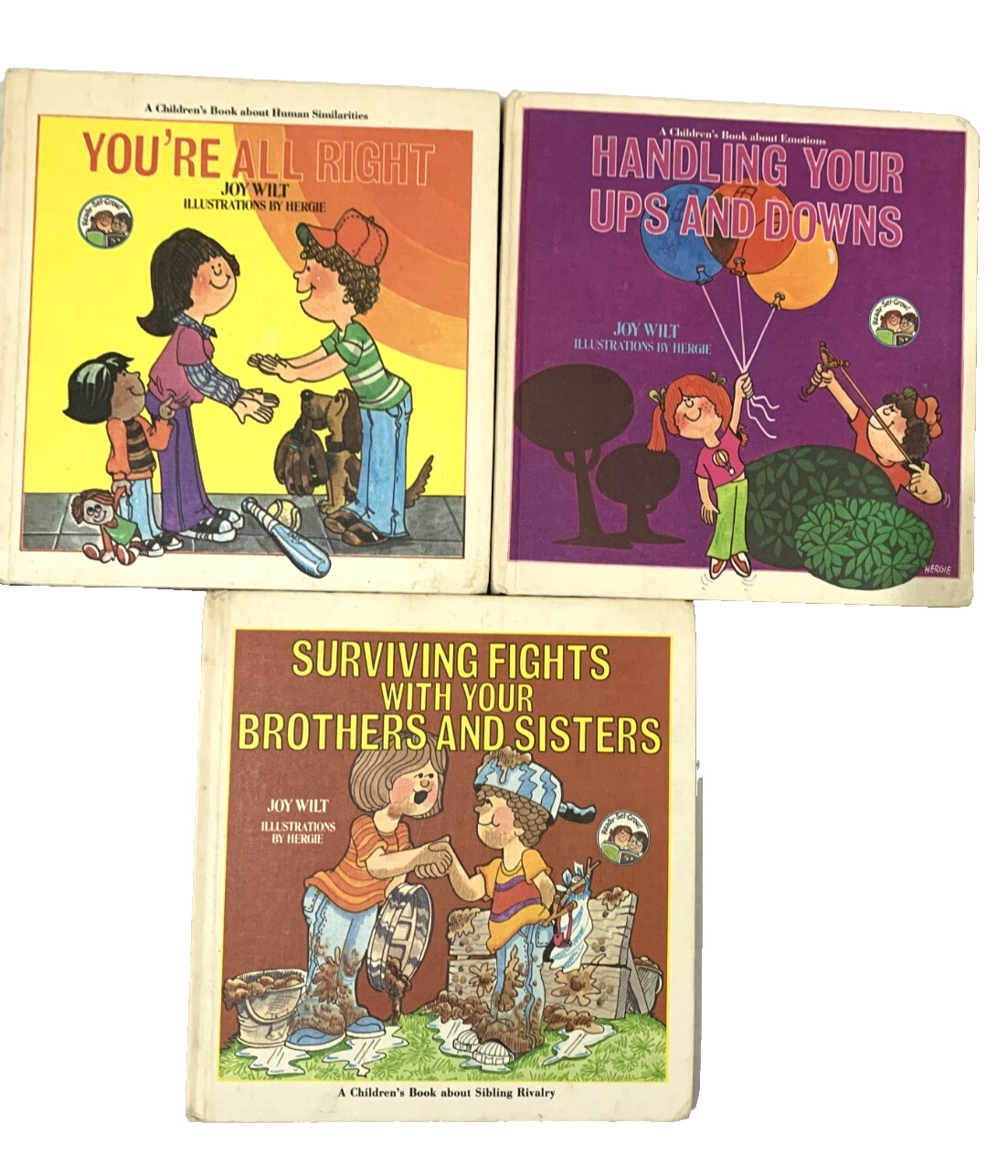 Weekly Reader Ready Set Grow Books Self Help Build Character Joy Wilt Lot of 3