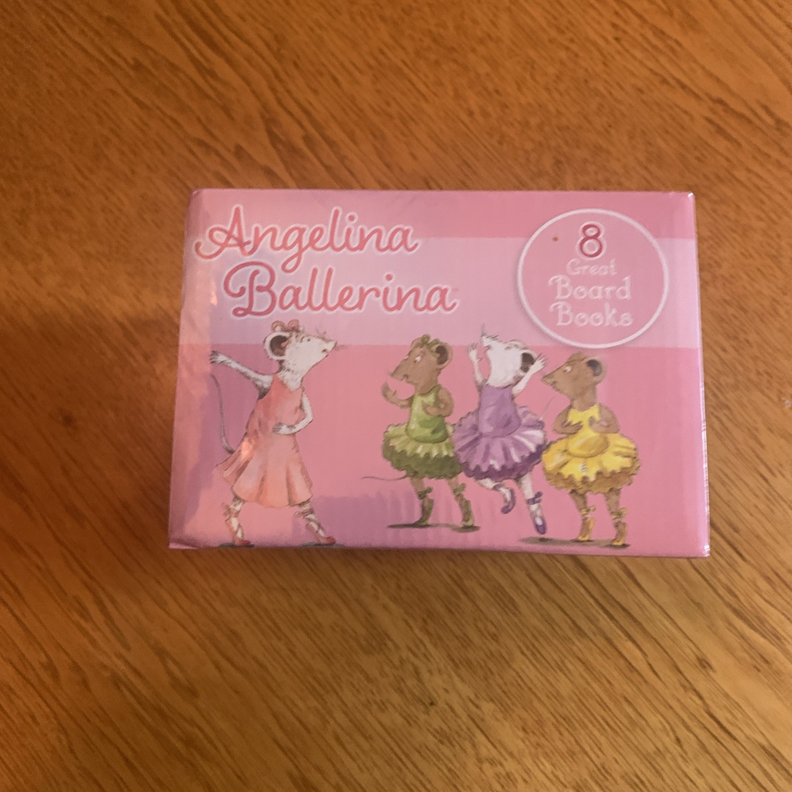 Angelina Ballerina Board Book Lot/Set Of 8 In Box Of Adventures BRAND NEW