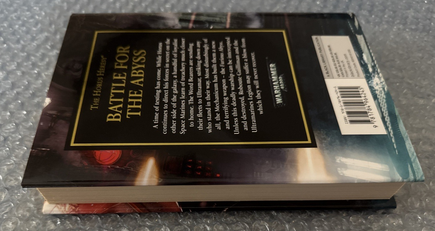 Warhammer The Horus Heresy Battle for the Abyss 1st Ed Hardcover Book