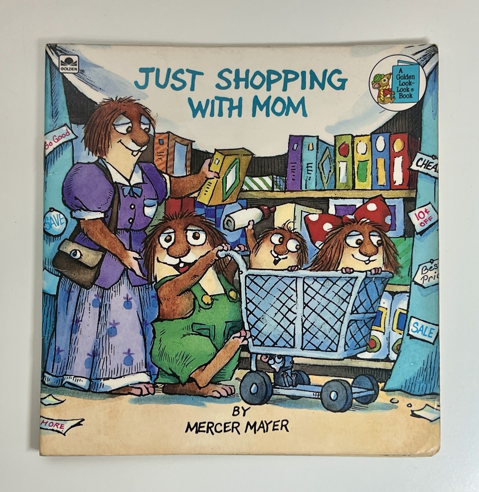 Vintage 1994 “Just Shopping With Mom” Little Critter Mercer Mayer Paperback Book