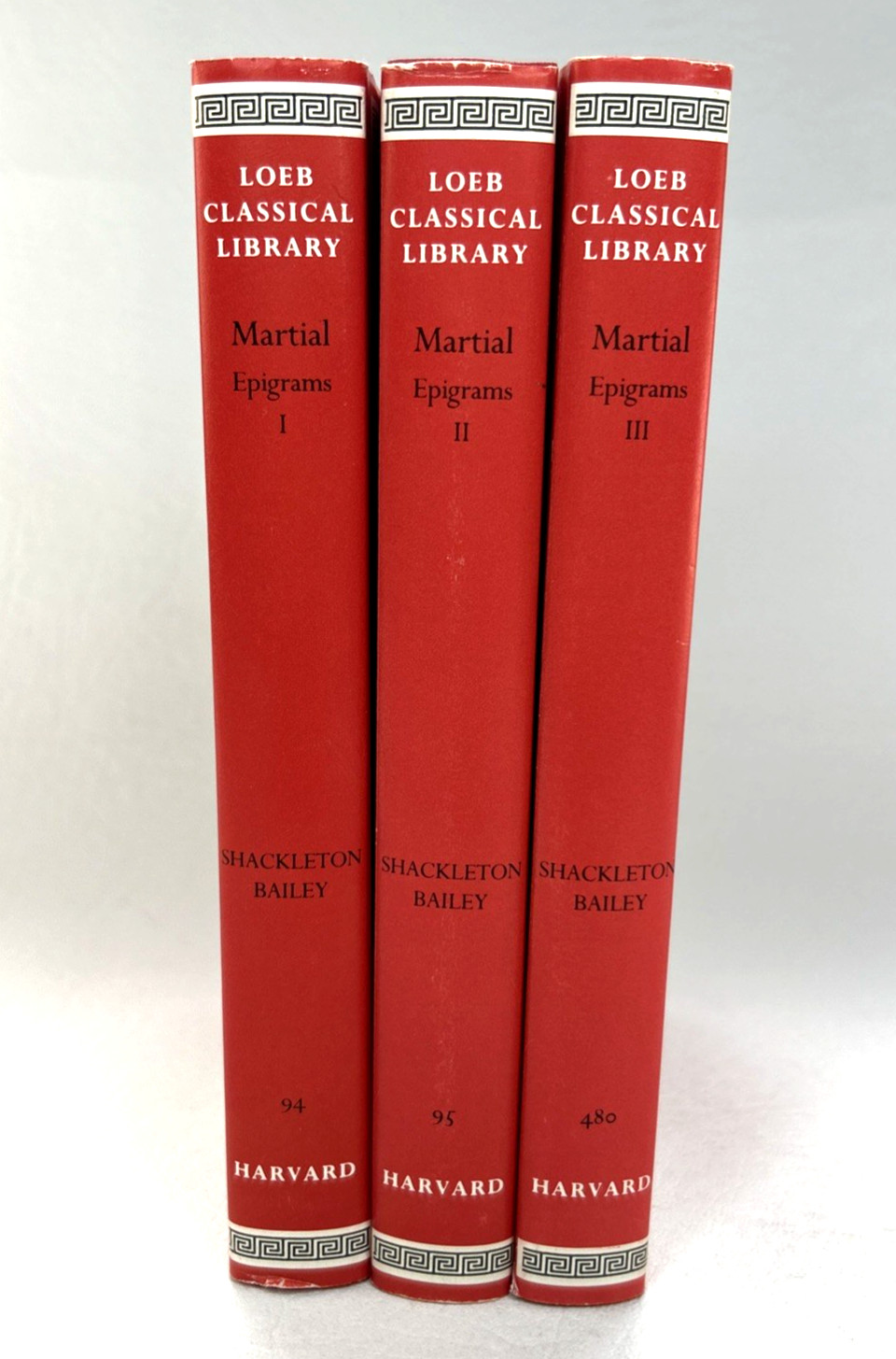 Book Martial Loeb Epigrams Volume I II III 1 2 3 Roman History Poetry Ancient