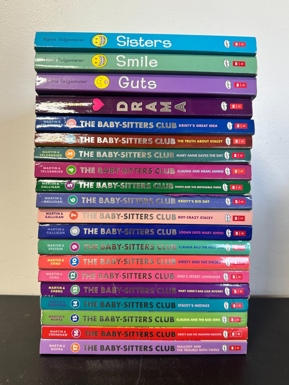 Raina Telgemeier & Baby-Sitters Club Graphic Novel Lot of 20 Scholastic PB