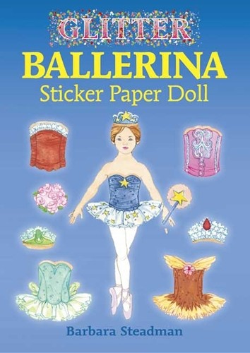 Barbara Steadman Glitter Ballerina Sticker Paper Doll (Paperback) (UK IMPORT)