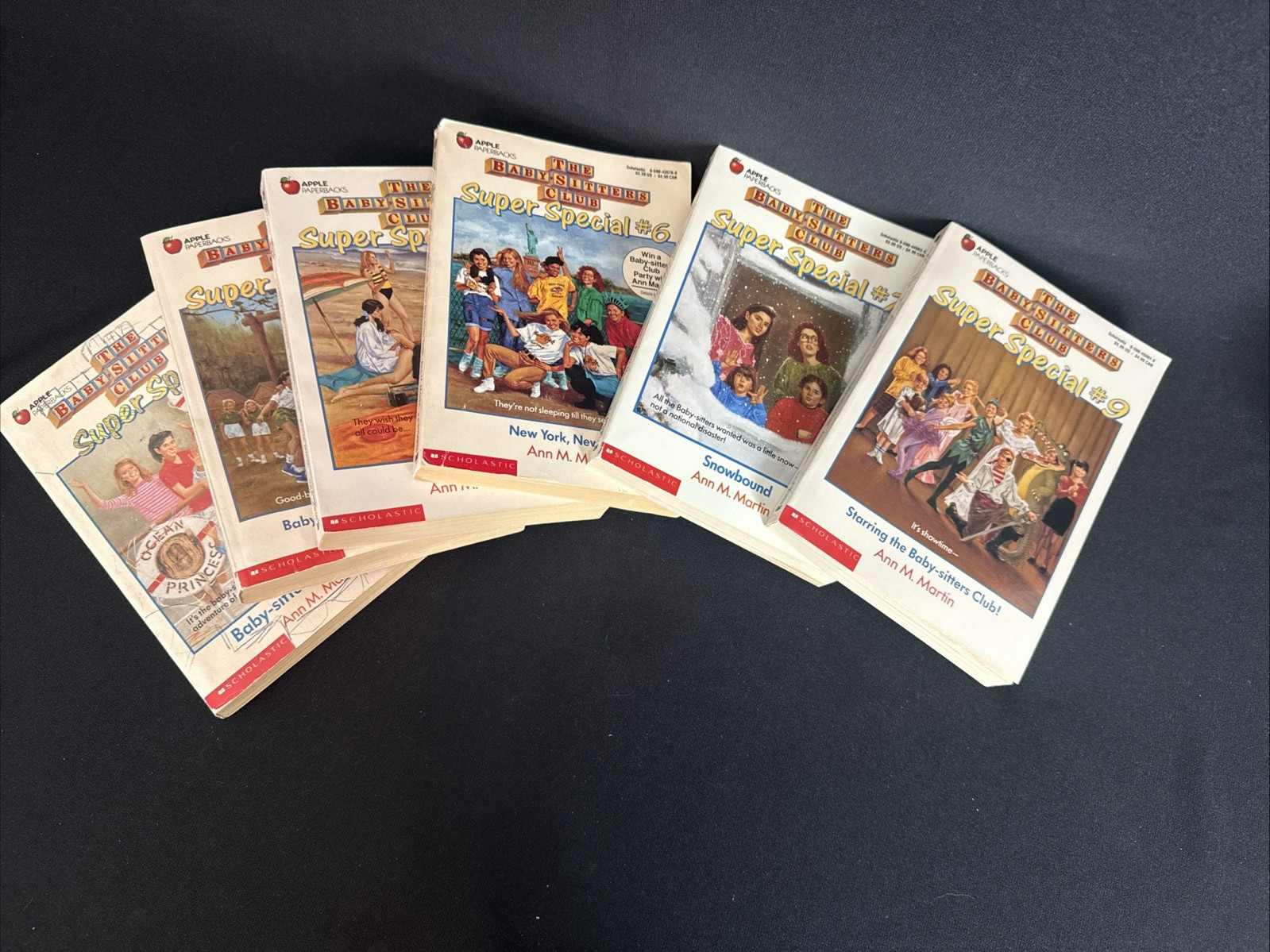 The Babysitters Club Super Special Book lot ( 6 ) Ann M. Martin, Vintage 1990’s
