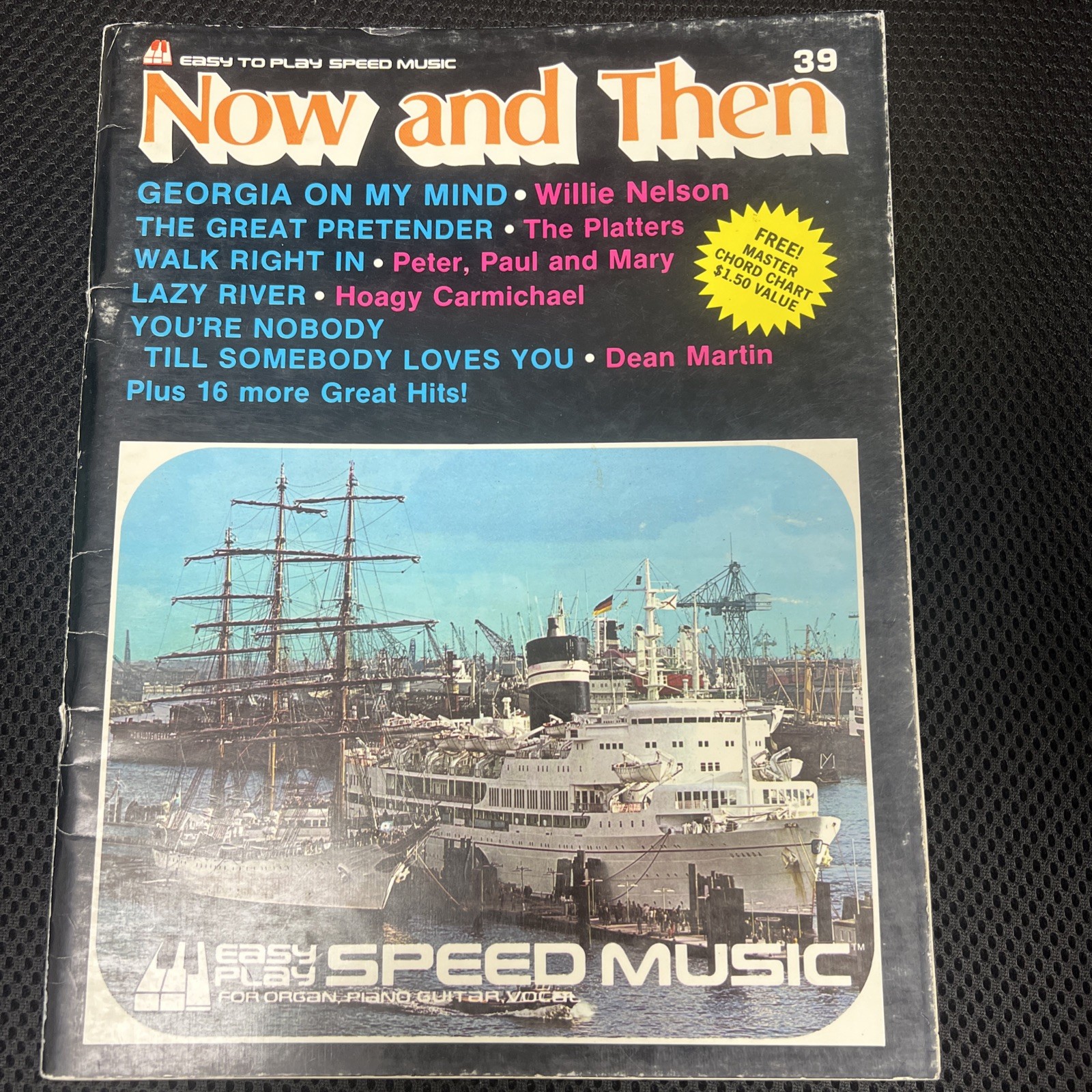 Now and Then Easy to Play Speed Music Song Book Organ Piano Guitar Vocal 723a