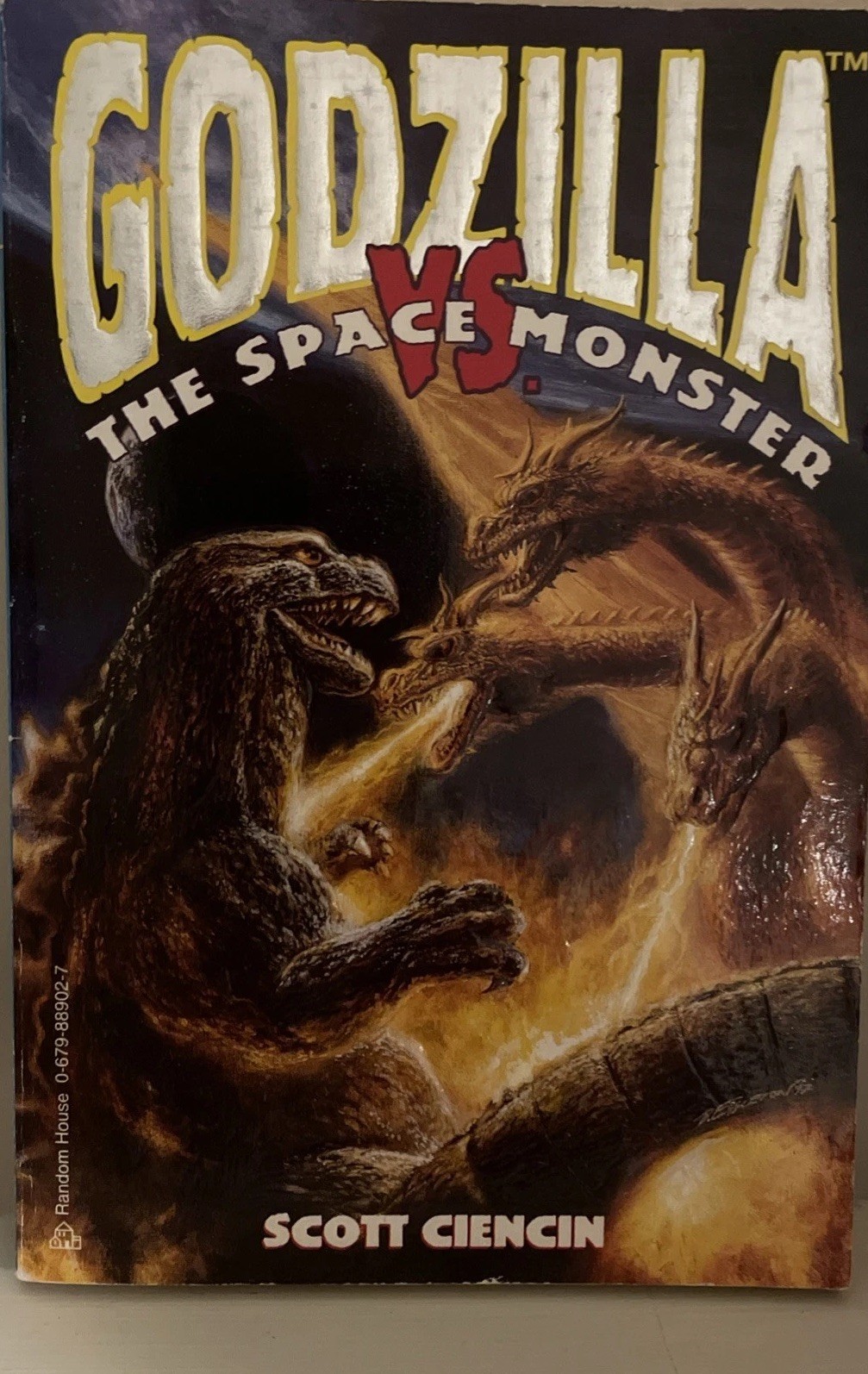 Godzilla Vs. the Space Monster by Ciencin, Scott Paperback Book