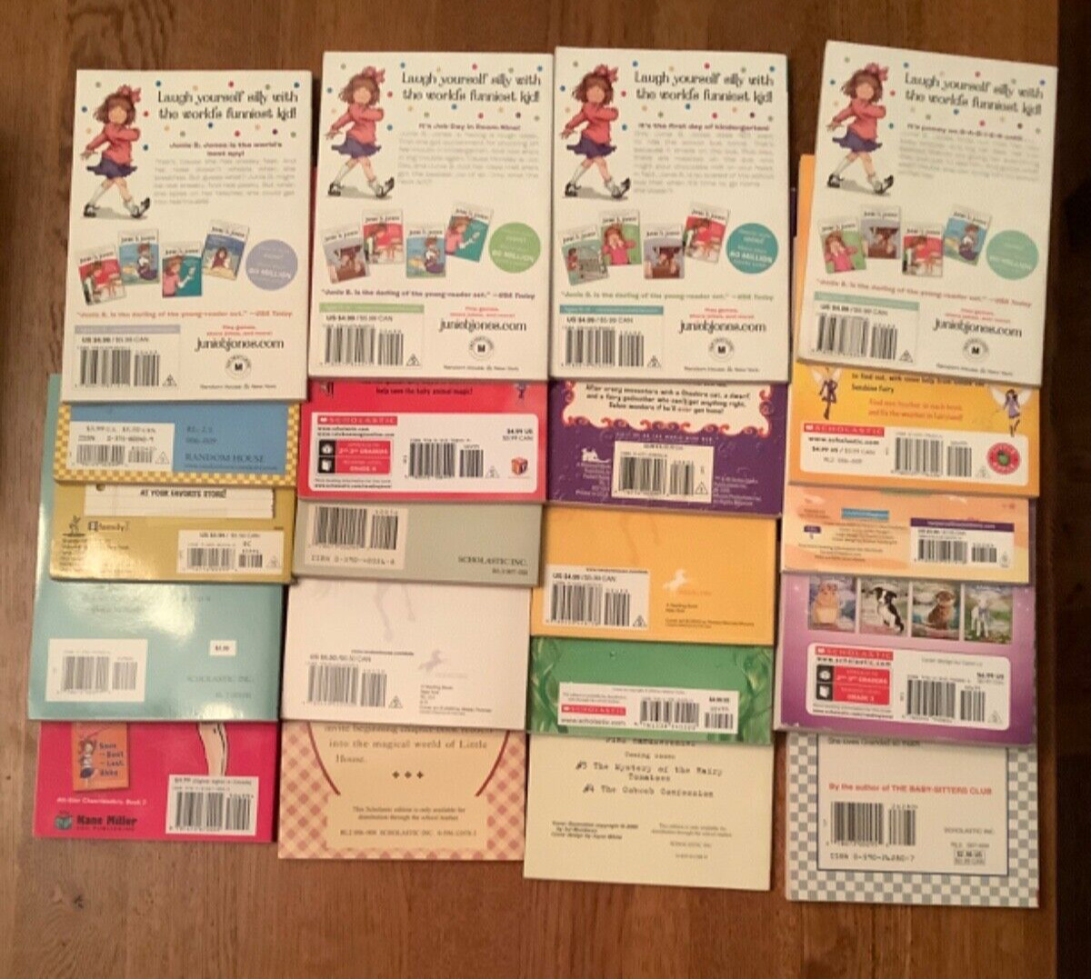 Girls Interest Mixed Lot Chapter Books Junie B Jones, Rainbow Magic, & More, 20