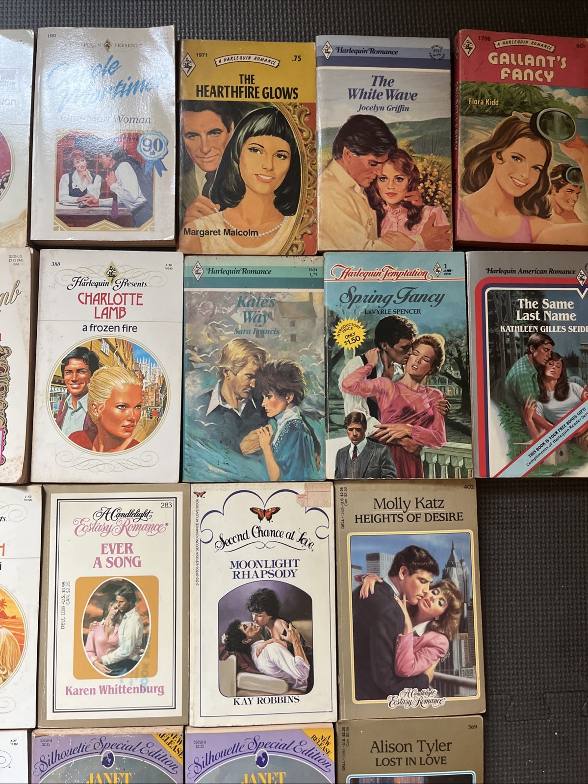 Harlequin Silhouette Candlelight Ecstasy Romance Books Mega Lot 80