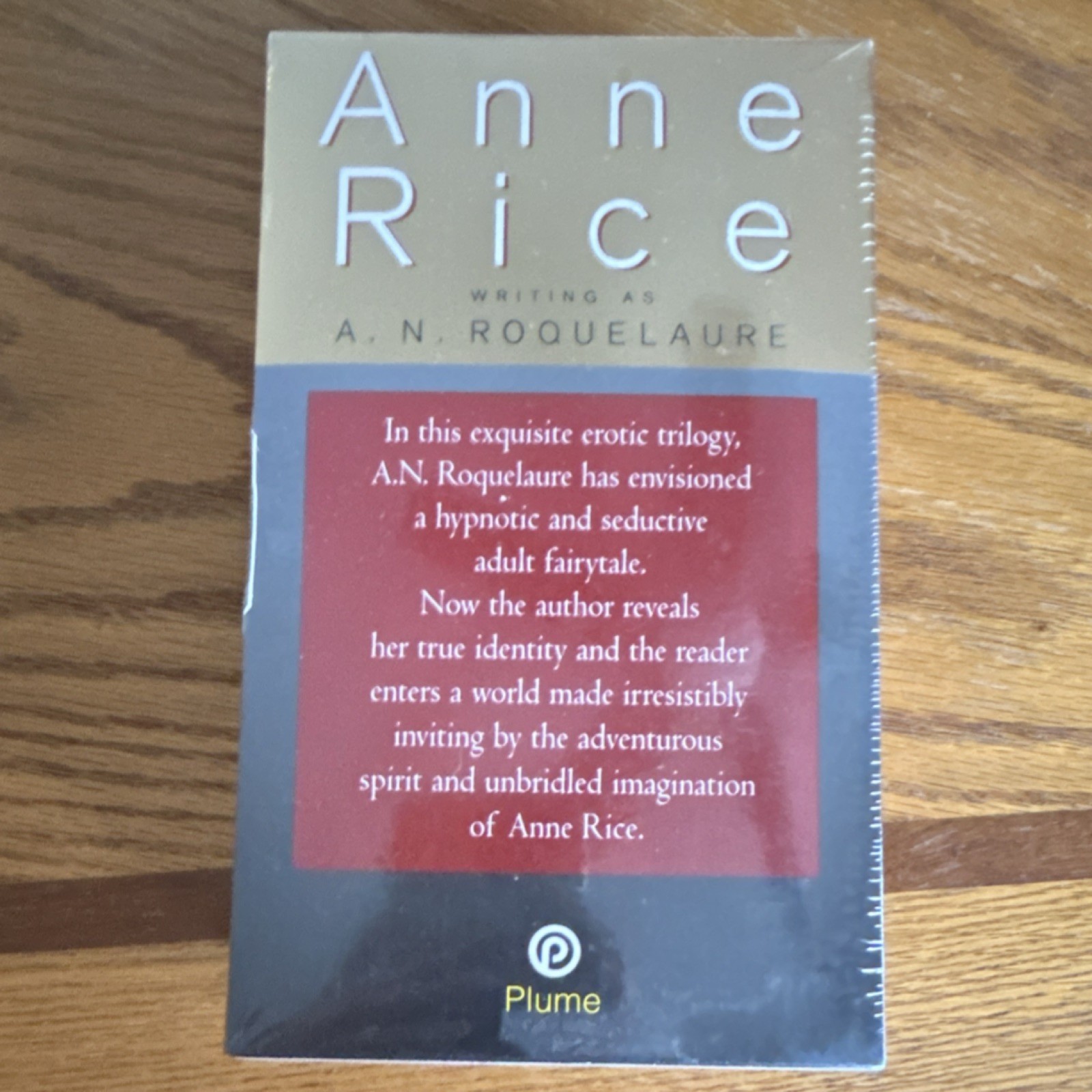 A. N. Roquelaure Anne Rice Sleeping Beauty Trilogy Plume Quantity Pack 1999