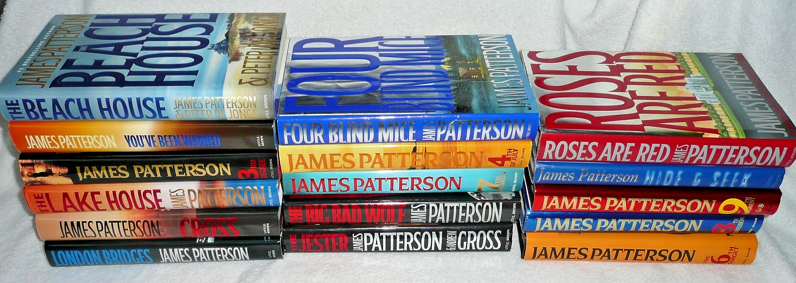 16 James Patterson HC Book Lot Alex Cross