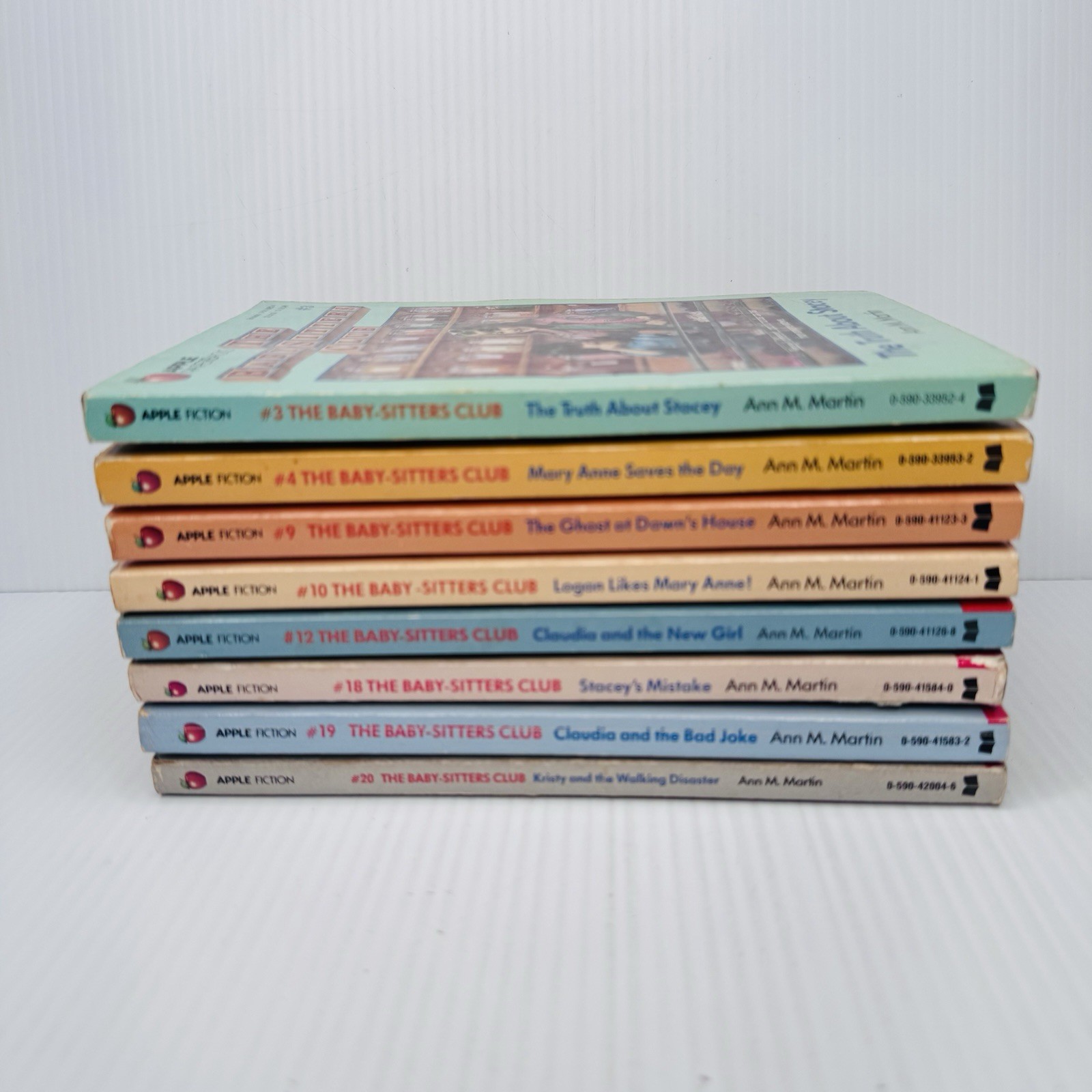 The Baby Sitters Club Lot of 8 Apple Paperback Scholastic 1989/86/88 Vintage