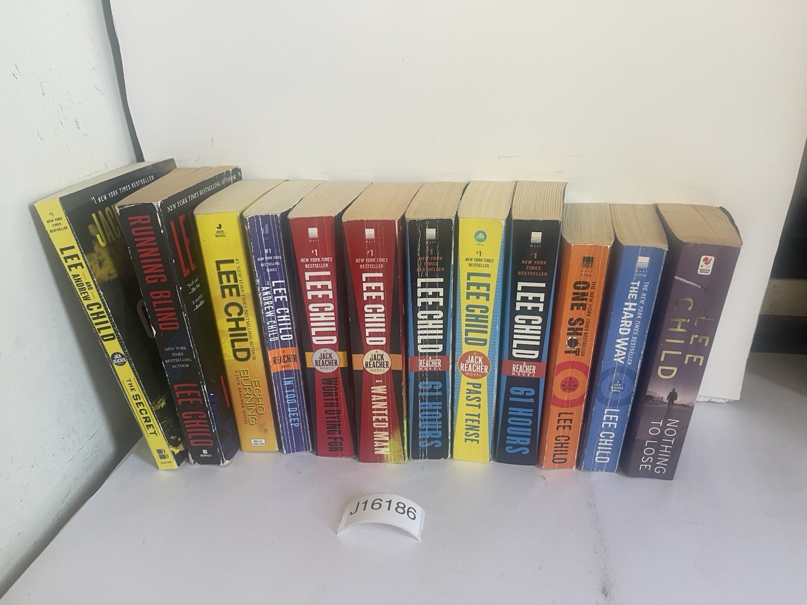 Lee Child. Lot Of 12 Books PB Jack Reacher Series Dell Mass Market Edition Mixed