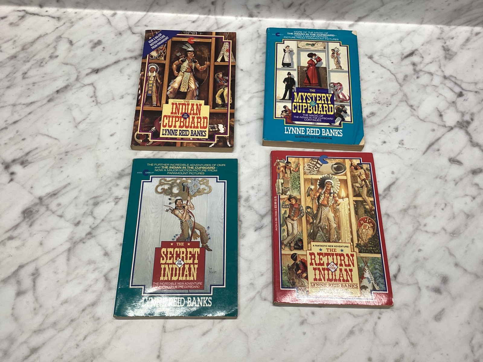 INDIAN IN THE CUPBOARD Books 1-4 Lynne Reid Banks Secret Mystery Return