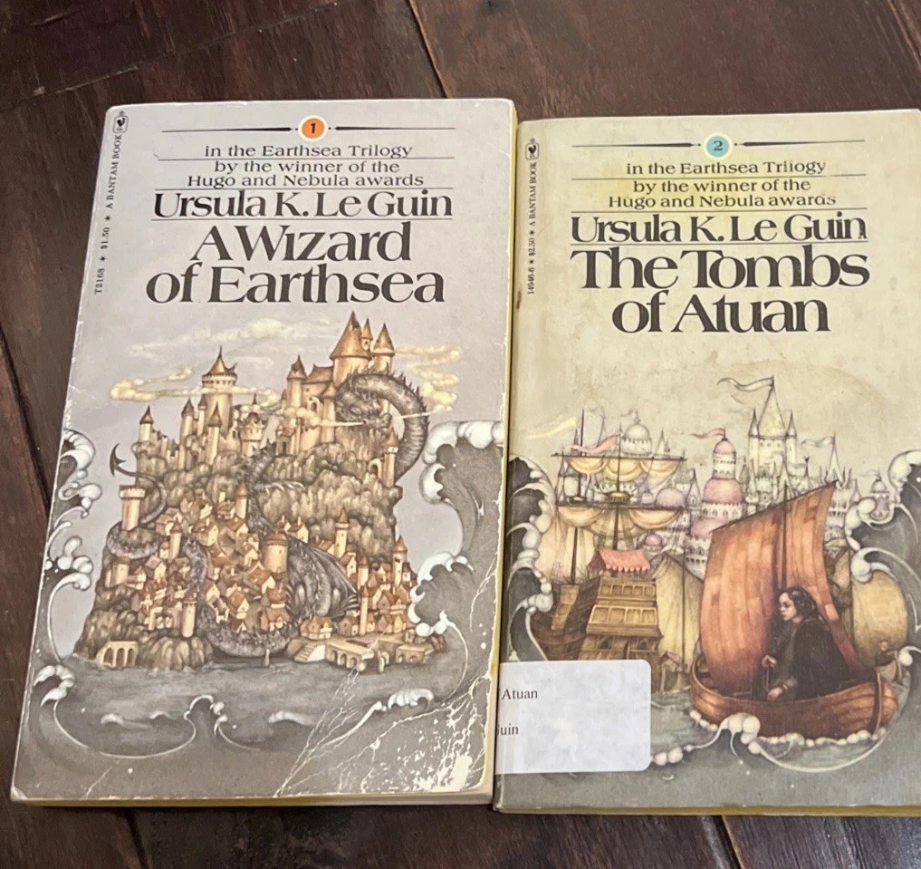 Ursula K Le Guin Earthsea Trilogy Vol 1-2 Tombs of Atuan A Wizard Of Earthsea