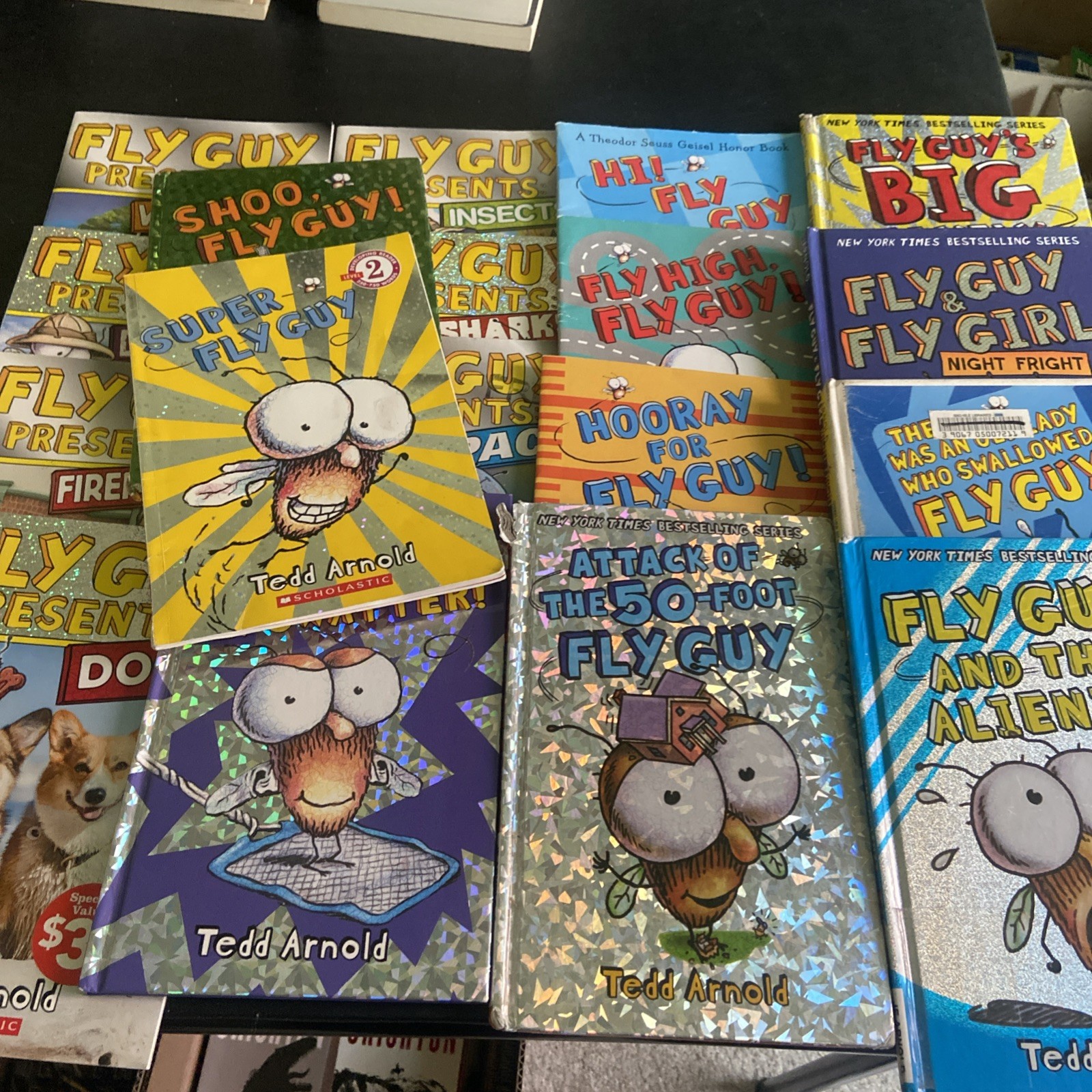 Fly Guy By Tedd Arnold Lot Of 18 HCs & PBs Acceptable To VG Condition