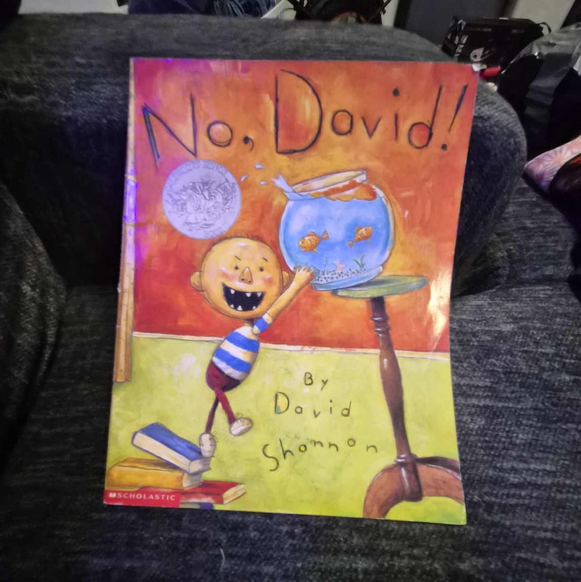 No, David! David Shannon Scholastic Paperback Picture Book Illustrated Ages 4-8