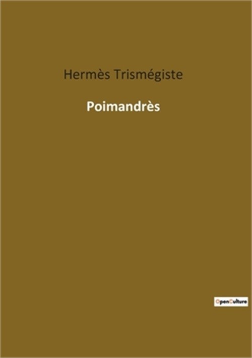 Poimandr�s (Paperback or Softback)