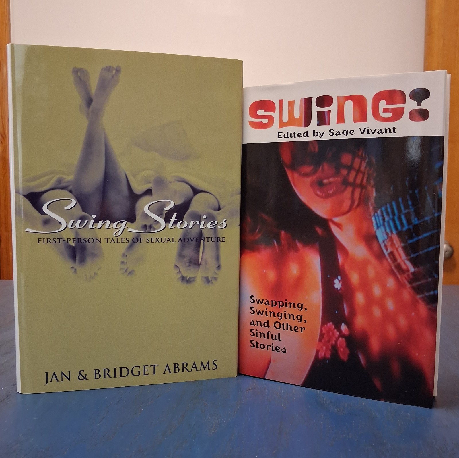Swing Stories & Swing! – Erotica Book Lot 2 Hardcovers w/ DJ Venus Book Club