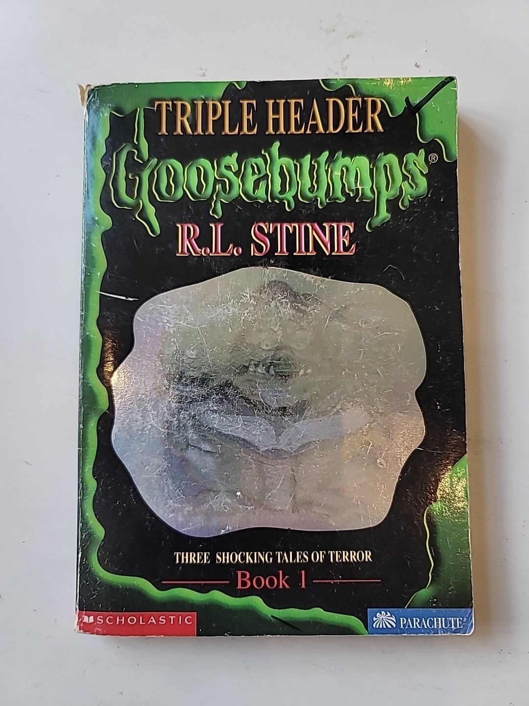Goosebumps Book 1 Triple Header Book 1 R. L. Stine 1996 Scholastic 1st Ed Holo