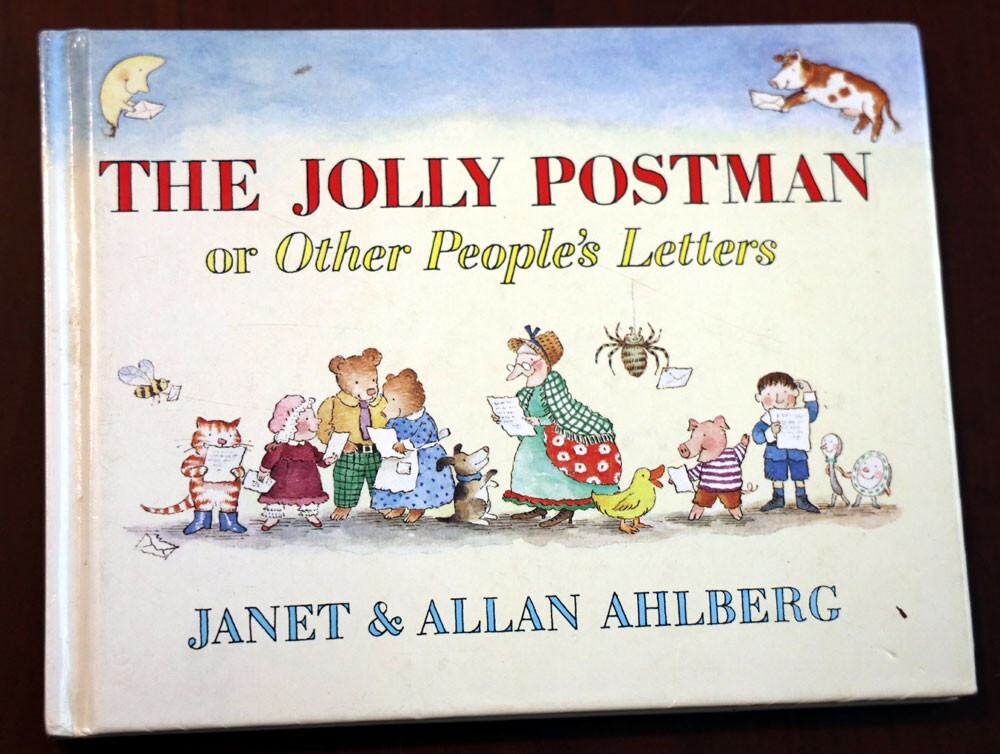 The Jolly Postman; Other People’s Letters by Janet/Allan Ahlberg 1986 w/ INSERTS