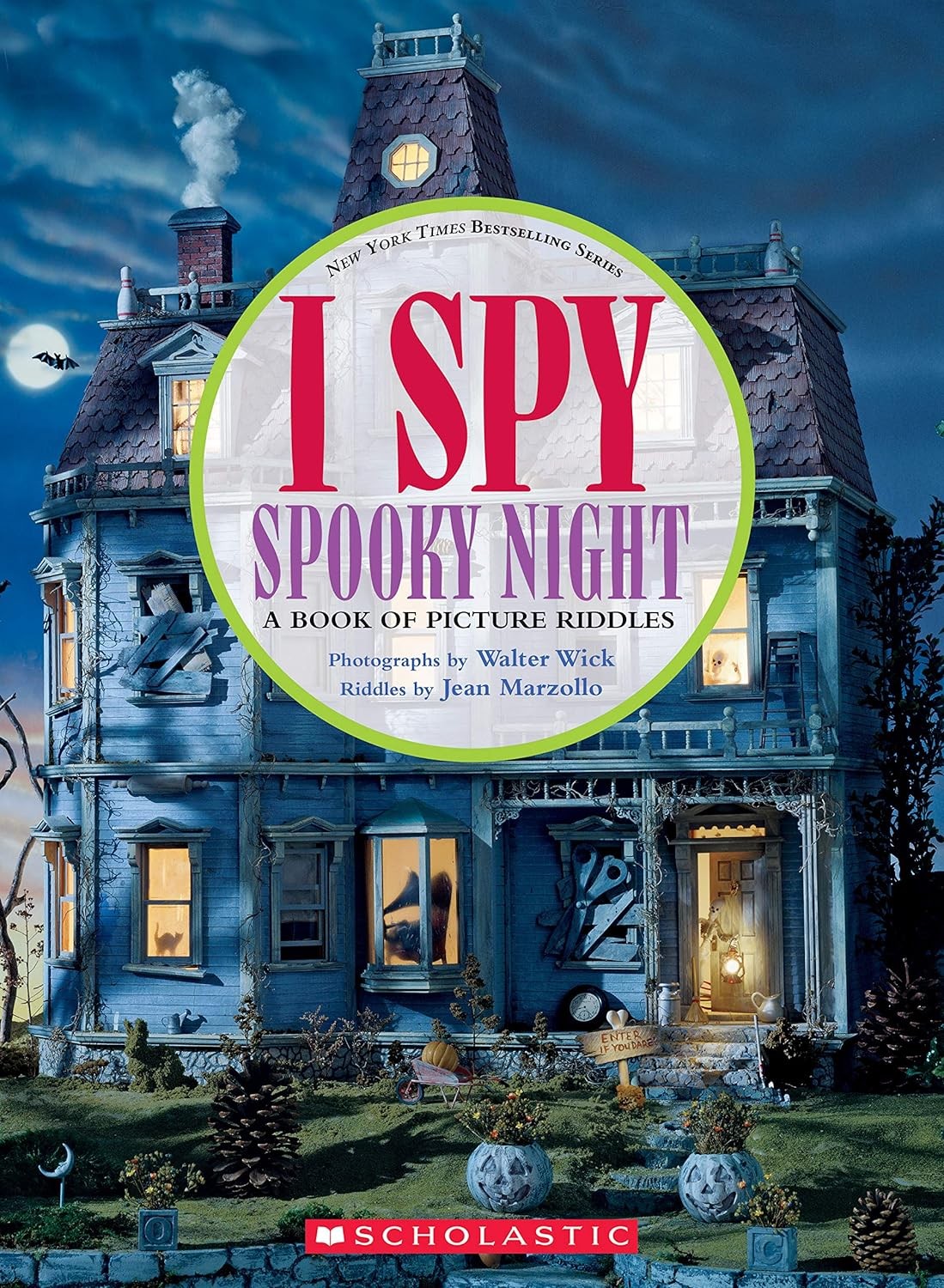 I Spy Spooky Night: A Book of Picture Riddles Hardcover by Jean Marzollo