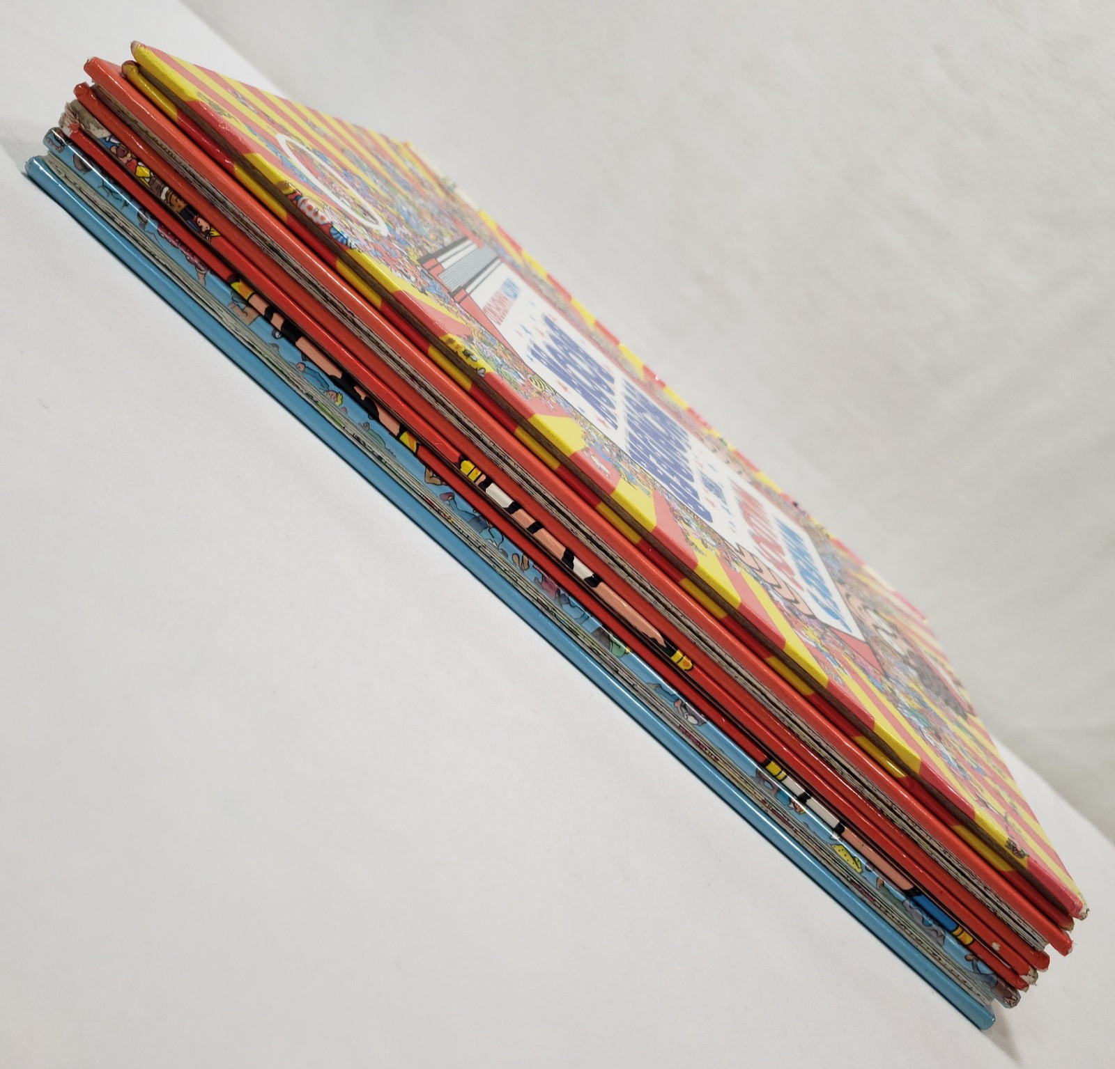 Wheres Waldo Books Lot Of 4 Martin Handford AS IS Hardcover Picture Books Set