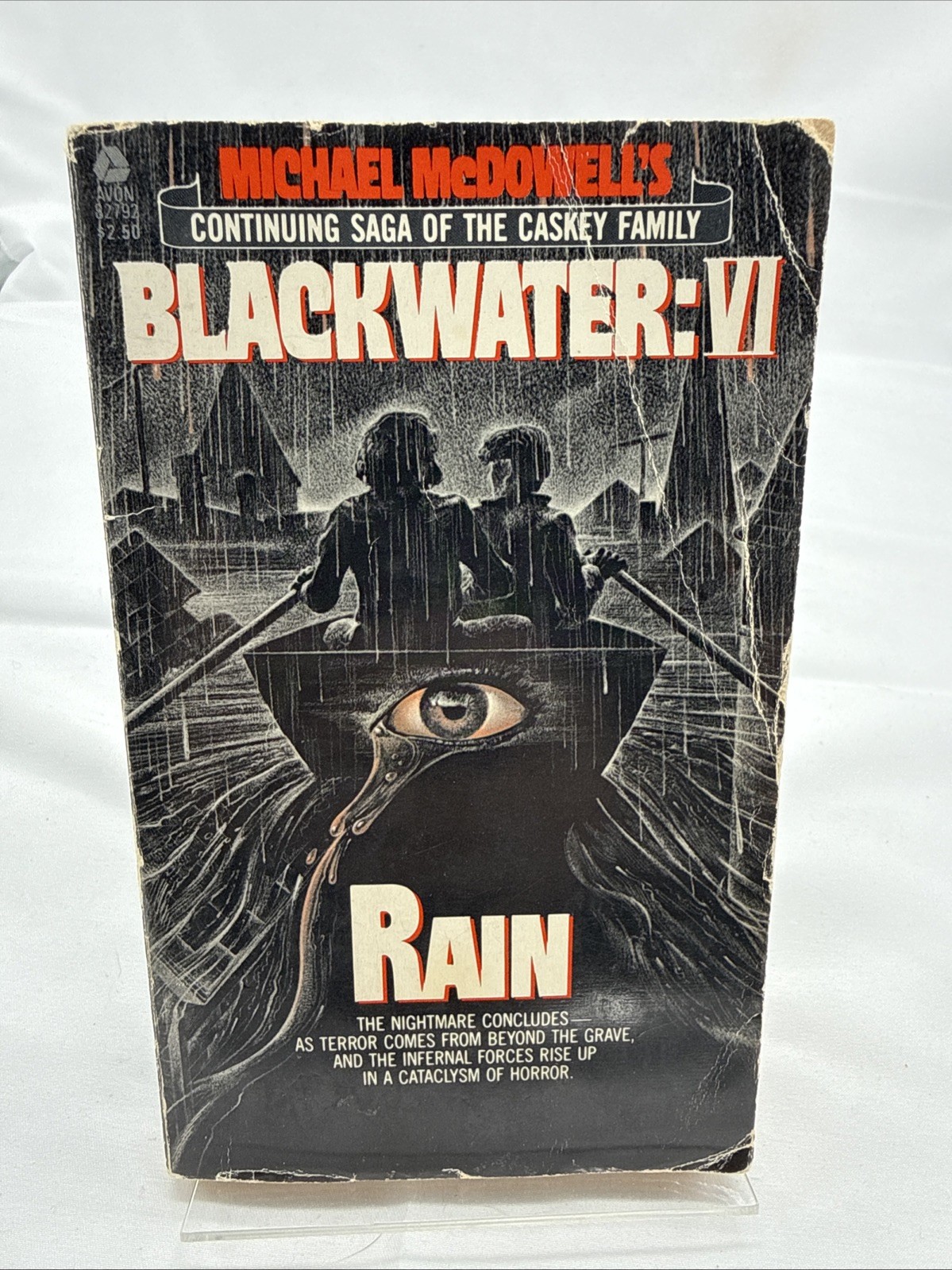 Blackwater VI: Rain Michael McDowell 1983 First Edition Print Avon Wayne Barlowe