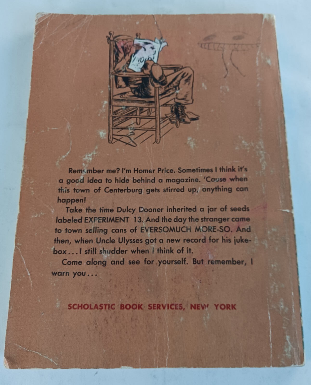 More Homer Price by Robert McCloskey Scholastic 1966 Ships Same Day