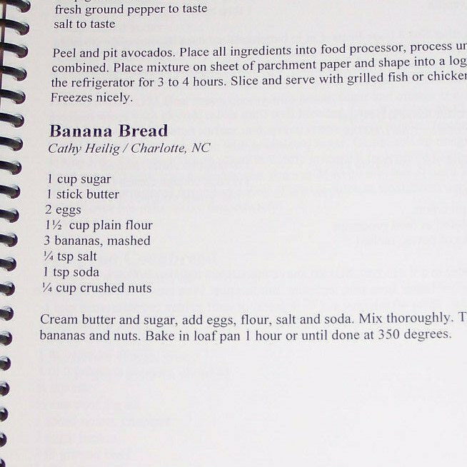 Clariant Employees Charlotte NC Cookbook 2010 Ronald McDonald House
