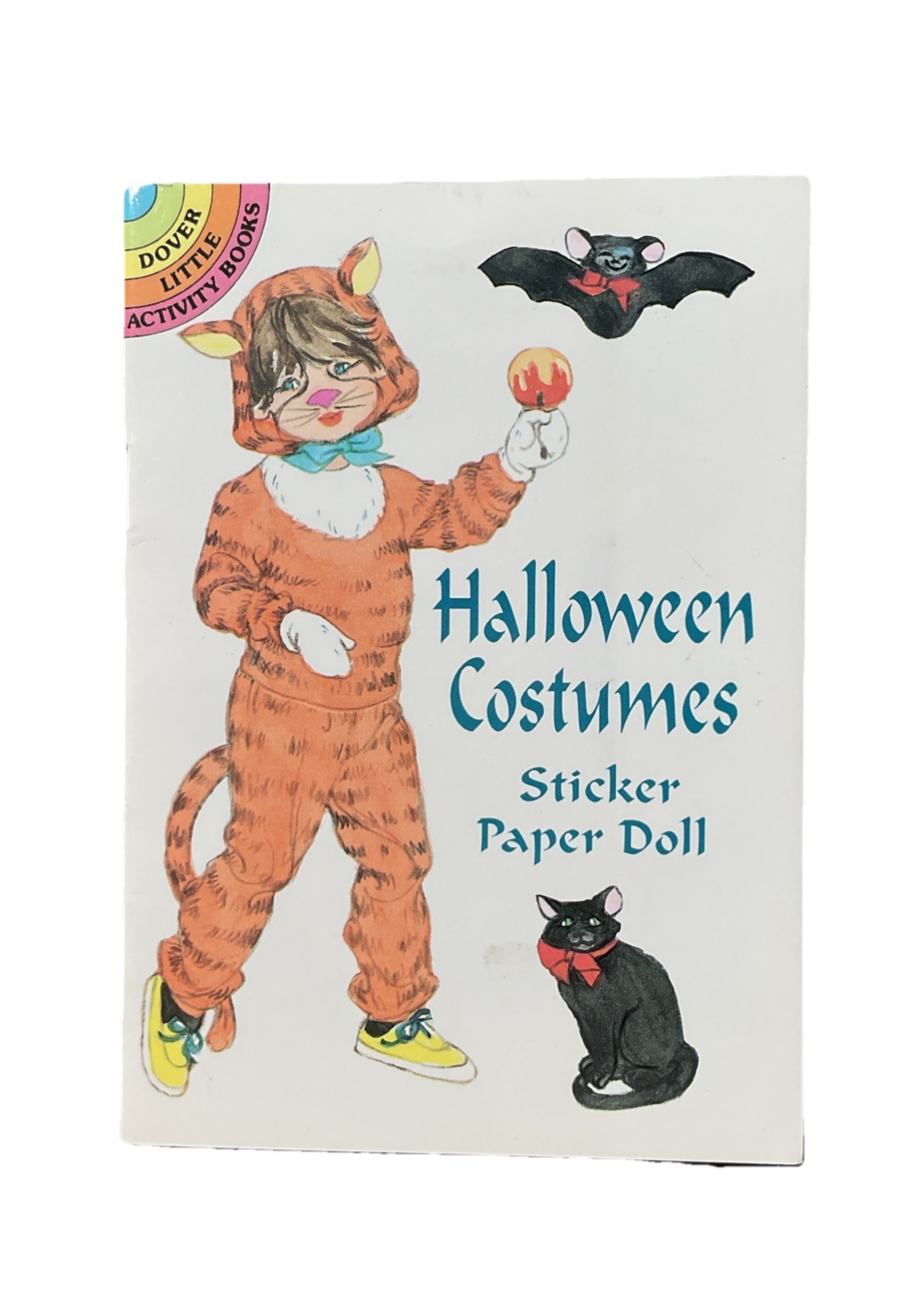 ‘99HALLOWEEN COSTUMES STICKER PAPER DOLL Dover Little Activity Barbara Steadman