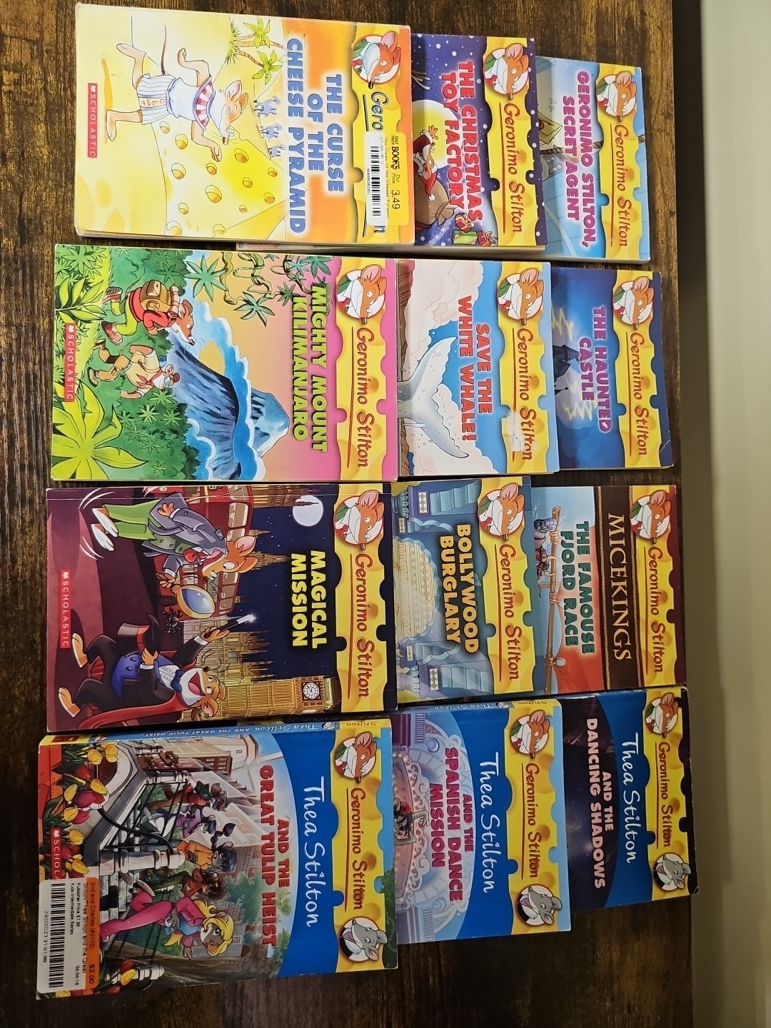 Lot of 12 Geronimo Stilton & Thea Stilton Books – Children’s Chapter Book Series