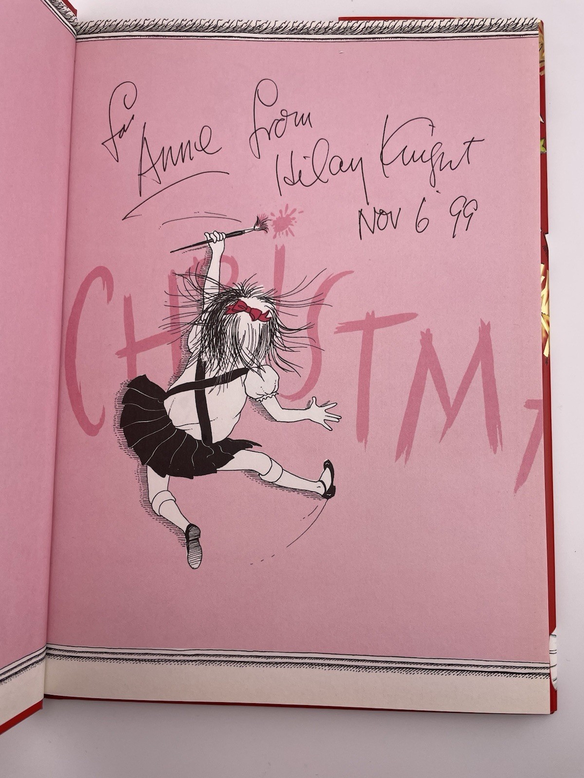 Kay Thompson’s Eloise at Christmastime illustrated by Hilary Knight (signed)