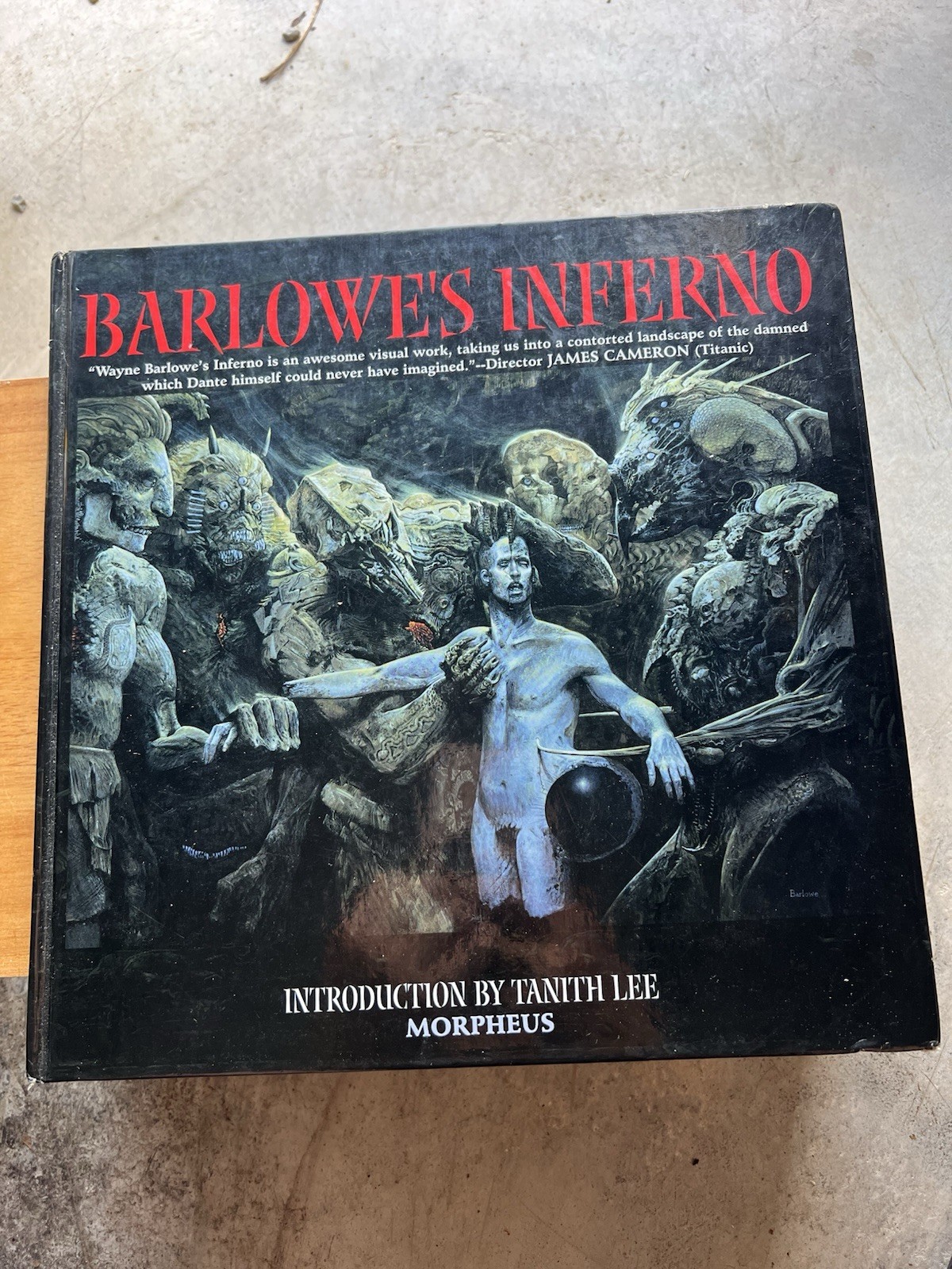 BARLOWE’S INFERNO by Wayne Barlowe (1998 Hardcover) First Edition