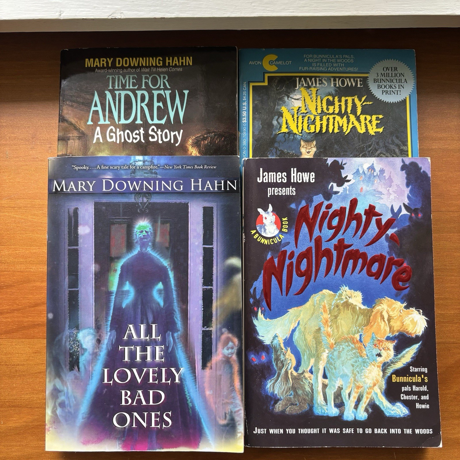 Children’s Book Lot of 4 – Spooky Stories by Mary Downing Hahn & James Howe